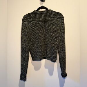 lululemon athletica Cowl Neck Sweater - Black and Green